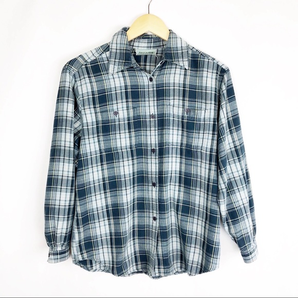 Marsh Landing Tops - Marsh Landing | Small | Button Front Shirt | Plaid